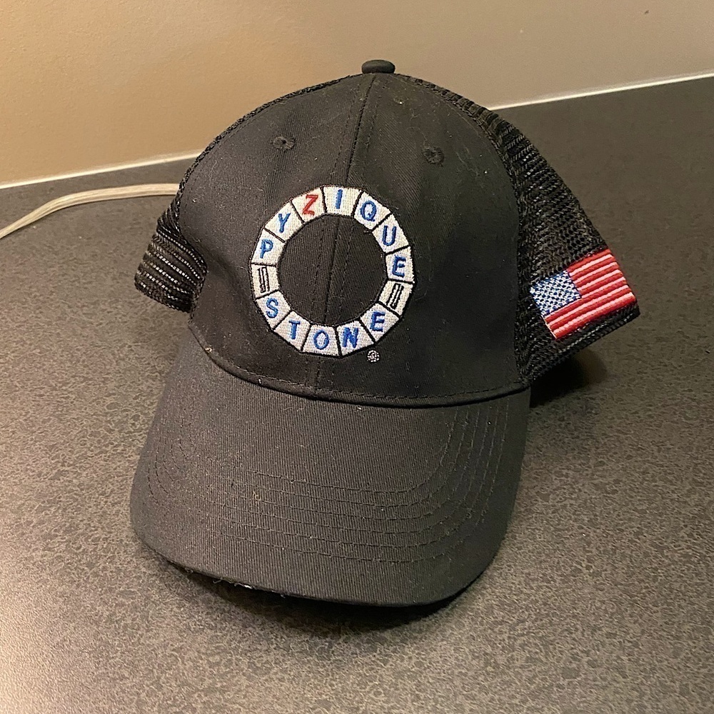 Pyzique Stone USA American Flag Hat